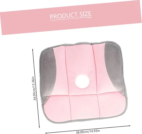 Vista 2 de Cojín de asiento para silla de oficina, almohada de gel para sentarse, soporte lumbar, cojín de asiento de sofá transpirable para glúteos cómodos