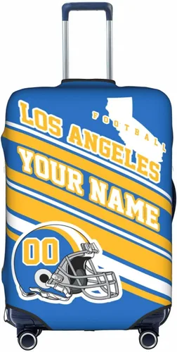 Vista 33 de Fundas de equipaje personalizadas con nombre y número, funda de maleta lavable elástica personalizada para equipaje, Arizona, Fútbol