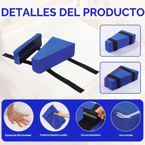 Vista 3 de ROYALAY Kit de reemplazo de cadera ajustable después de la cirugía, kit de cadera para personas mayores con correa ajustable, almohada de reemplazo