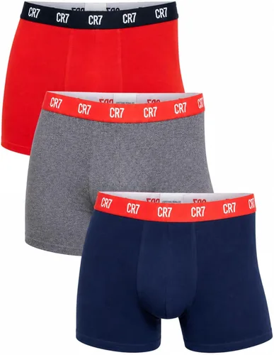 Vista 12 de CR7 Men's Cotton Blend Trunks Blanco