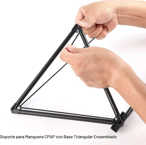 Vista 6 de LONYEON Soporte de manguera CPAP – Colgador de manguera CPAP para cama evita enredos y evita el bloqueo, mantiene la manguera de aire arriba y lejos