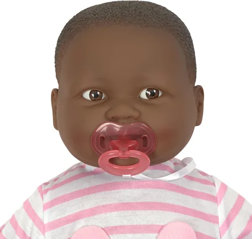 Vista 3 de Muñeca para abrazar de 20 pulgadas, de JC Toys, Africano americano