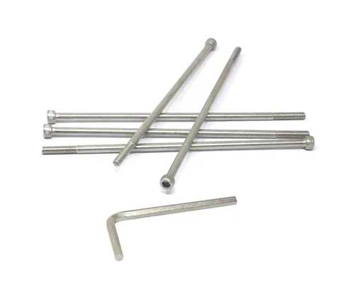 Vista 93 de iexcell Kit de tornillos de cabeza hexagonal de acero inoxidable 304, 100 unidades M2 x 0.157 in, paso de rosca de 0.016 in