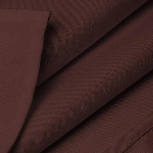 Vista 4 de Lann's Linens - Mantel rectangular de tela de poliéster de primera calidad para bodas, banquetes y restaurantes Chocolate