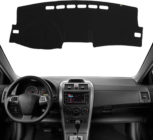 Vista 12 de Alfombrilla Cobertora para Salpicadero Compatible con Toyota Sienna 2010-2004 (Sin Modelos HUD), Alfombrilla Antirreflejos para Salpicadero