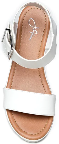 Vista 5 de J Adams Sandalias de plataforma de surf para mujer tacones de cuña con correa al tobillo