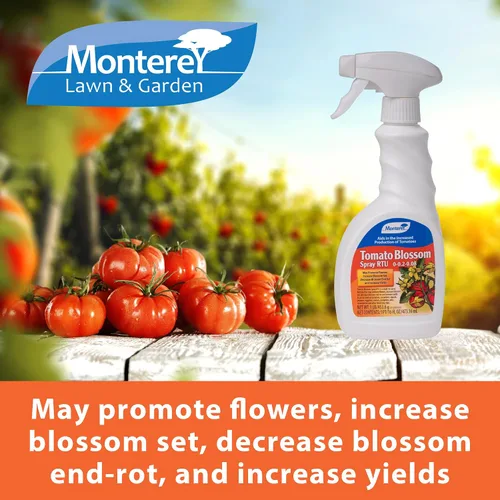 Vista 2 de Monterey Tomate Blossom Spray RTU, 16 oz con cuchara medidora