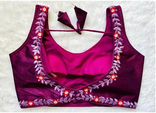 Vista 3 de Blusas sin mangas de cuello redondo para mujer, estilo Inidan Bollywood, listas para usar, 32