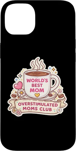 Vista 15 de Overstimulated Moms Club Funny Mother's Day Mama Mum Momma Case for iPhone 17