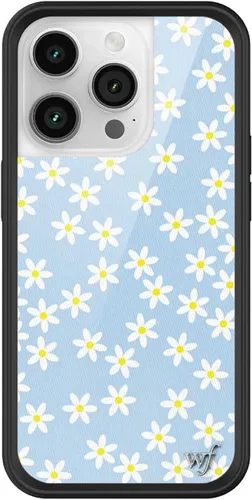 Vista 41 de Wildflower Carcasas – Compatible con iPhone 14 Pro Protector negro parachoques, certificado de prueba de caída de 6.5 pies, propiedad de mujeres