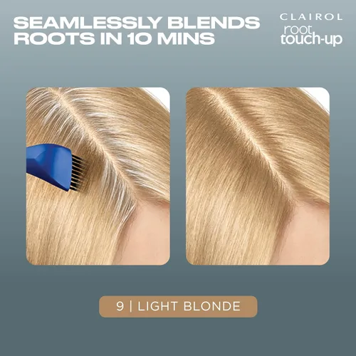 Vista 141 de Clairol Root Touch-Up de Nice'n Easy Tinte Permanente para el Cabello, 10 Rubio Extra Claro, Paquete de 1 Clairol Root Touch Up - Tinte permanente