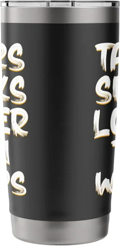 Vista 2 de Tasers Speak Louder Than Words - Vaso aislado de acero inoxidable eléctrico