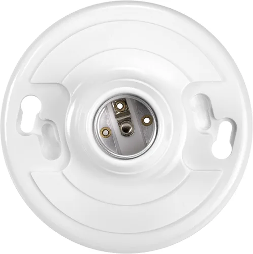 Vista 7 de Maxxima - Soporte para lámpara de plástico sin llave E26, base mediana de una pieza, paquete de 2 unidades Soporte para caja de salida, 660W