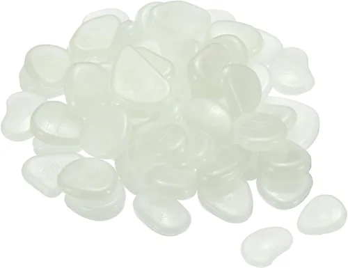 Vista 14 de MECCANIXITY 100 piedras brillantes de 0.78 a 1.18 pulgadas (20 a 1.181 in), decoración en la oscuridad, piedras luminosas, decoración de bricolaje