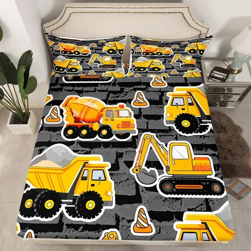 Vista 13 de Erosebridal Juego de sábanas de ratas para niños, tamaño Queen, juego de ropa de cama con diseño de roedores de ratón, divertido diseño de animales