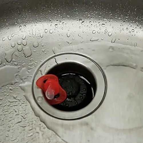 Vista 6 de Danco Disposal Genie Filtro de Eliminación de Basura Protector contra Salpicaduras de Drenaje de Fregadero de Cocina Raspador de Alimentos Negro1