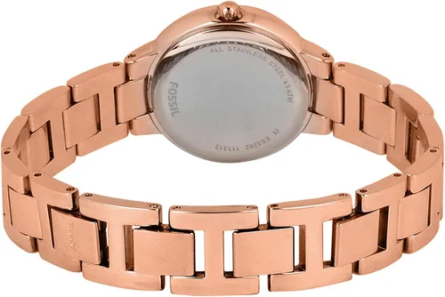 Vista 6 de Fossil Virginia - Reloj de cuarzo de acero inoxidable con detalles de cristal para mujer, Virginia - ES3282