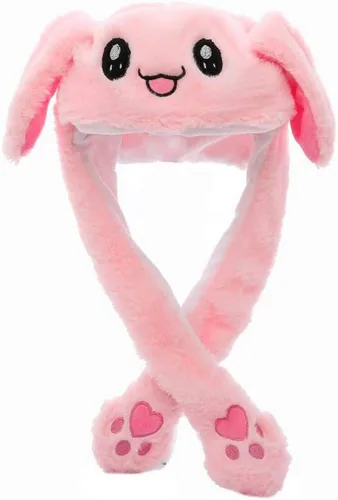 Vista 11 de CICITOYWO Sombrero de Animal de Peluche Divertido con Orejas en Movimiento, Gorra Saltarina Linda, Unisex, Regalo para Niños y Adultos, Fiesta