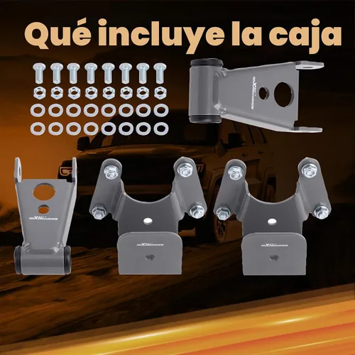 Vista 7 de Kit de colgador y grillete de 4 pulgadas para Dodge Ram Charger D100 D150