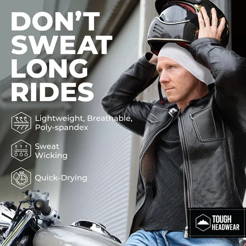 Vista 69 de Forro de casco de refrigeración para hombre, gorra de cráneo de ciclismo, forro de casco de motocicleta
