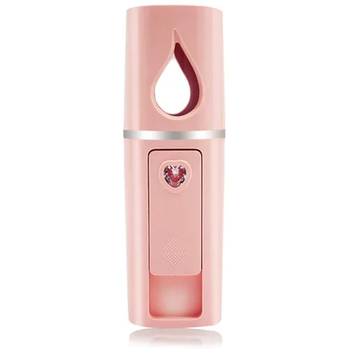Vista 10 de Vaporizador Facial Portátil Nano Mini Atomizador Facial para Atomización de Extensiones de Pestañas con Espejo y Tanque de Agua Visual de 20ml
