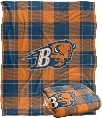 Vista 255 de LOGOVISION St John's University Campus Plaid Spirit Silky Touch Manta súper suave 36 x 58 pulgadas