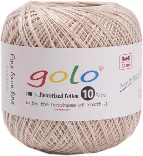 Vista 92 de Golo - 3 bolas de hilo de ganchillo tamaño 10, hilo de crochet para tejer a mano 102