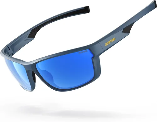 Vista 8 de DEAFRAIN Lentes de sol deportivos polarizados para hombres y mujeres, ideales para correr, pescar, conducir, marco irrompible con protección UV
