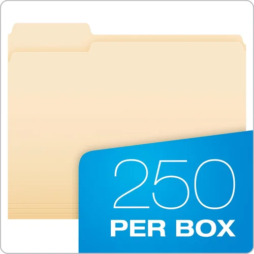 Vista 5 de Pendaflex Essentials Carpetas para archivos, tamaño carta, Manila, 100 unidades por caja