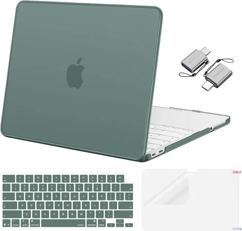 Vista 10 de MOSISO Compatible con MacBook Neo Case 13 pulgadas 2026 A3404 A18 Pro Chip Rubor de cristal