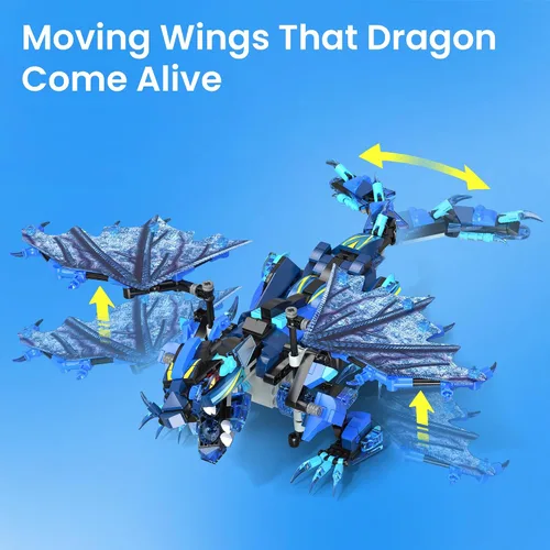 Vista 11 de OASO Kit de construcción de dragones, regalos STEM para niños de 8 a 12
