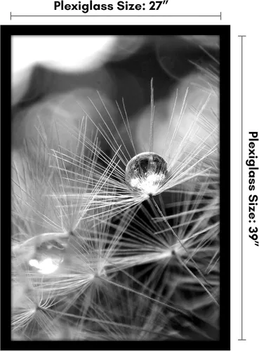 Vista 87 de Americanflat Portarretratos de 12 x 17 pulgadas con plexiglás pulido, marco de fotos color negro, marcos de fotos anchos hechos de madera