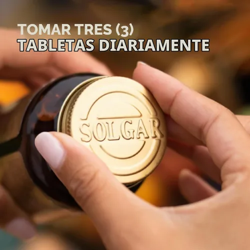 Vista 3 de Solgar Glucosamina Ácido Hialurónico Condroitina MSM (sin Mariscos) 120 Tabletas - 2 Botellas