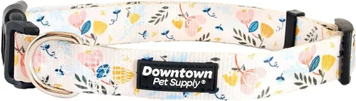 Vista 8 de Downtown Pet Supply - Collar de perro mejor, lindo y elegante - Collar de perro ligero ajustable con hebilla rápida y anillo en D - Apto para lavado