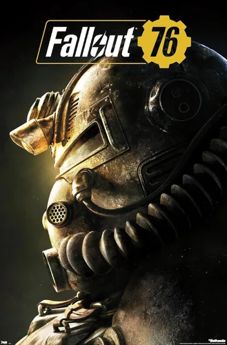 Vista 9 de Trends International Fallout: 76 - Helmet Close-Up Wall Poster, 22.4L x 14.7W, Barnwood Framed Version Versión enmarcada Barnwood