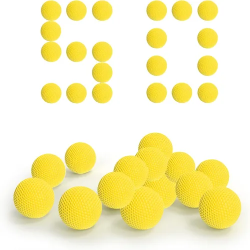 Vista 7 de EKIND - Bolas de munición de repuesto a granel de 50 rondas compatibles con Nerf Rival Blaster Series