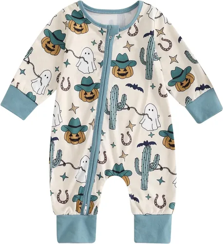 Vista 13 de Mameluco para bebé recién nacido y niña, de 3, 6, 12, 18 meses, ropa de otoño diagonal con cremallera A-Negro