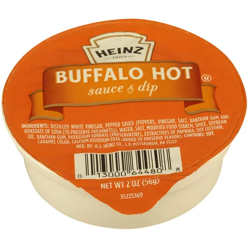 Vista 9 de Heinz Zesty Buffalo Sauce Single Serve, 0.875 onzas, 100