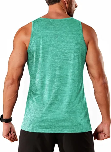Vista 6 de TACVASEN Camisetas sin mangas para hombre de secado rápido para entrenamiento muscular atlético, gimnasio, culturismo, camiseta de rendimiento