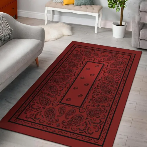 Vista 10 de Alfombra bandana personalizada, alfombra de área para decoración del hogar, alfombras para sala de estar, dormitorio, comedor (alfombra bandana 06)