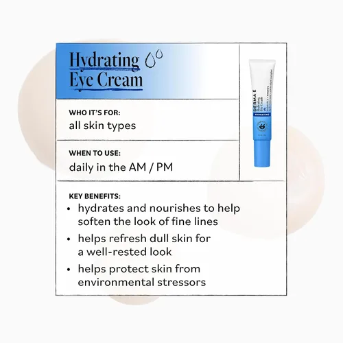 Vista 5 de Crema para contorno de ojos derma-e con Pycnogenol y acido hialurónico (0.5 onzas), paquete de de 1