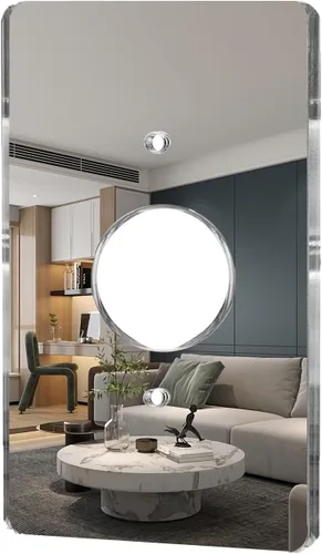 Vista 11 de 1 Pieza Placas de Interruptor de Luz con Espejo, Cubiertas de Salida de Acrílico, Placas de Pared Duraderas, Placas de Interruptor con Espejo