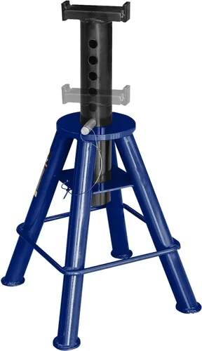 Vista 7 de TCE Soportes de acero resistentes de 10 toneladas (20,000 libras), perfil medio, paquete de 2, T70071, azul