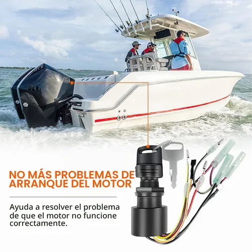 Vista 6 de 87-17009A5 87-17009A2 Reemplazo del interruptor de encendido de barco para Mercury Mariner, caja de control de motor fuera de borda, interruptor