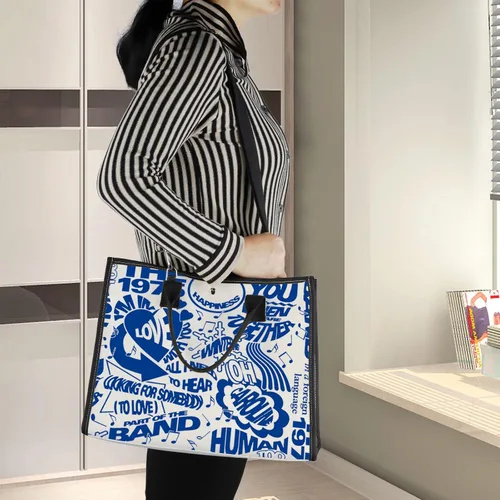 Vista 7 de BWWKTOP Indie Rock Band - Bolsa de mano para álbum de música, regalos inspirados para fanáticos del rock, regalos para mujeres y niñas