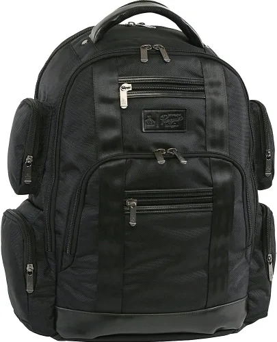 Vista 6 de Original Penguin Mochila Peterson para la mayoría de portátiles y portátiles de 15 pulgadas, marino, Mochila para laptop Peterson que se adapta a