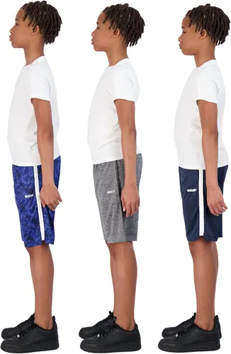 Vista 7 de Hind - Pantalones cortos de baloncesto para niños (3 unidades)