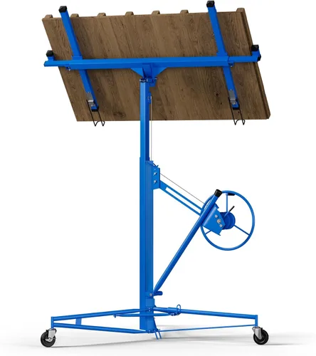 Vista 7 de Elevador de panel de elevación de paneles de yeso de 11 pies, fácil montaje, operación con una sola persona, capacidad de carga de 150 libras, ideal
