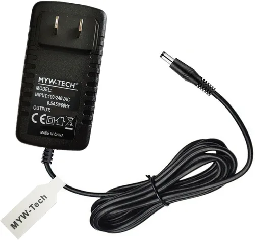 Vista 3 de Adaptador de CA y CC de 7 pies compatible con Arris Kinetic Frontier VIP2500 (no compatible con otros modelos) AT&T U-Verse Box, fuente