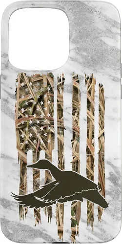 Vista 27 de Funda para iPhone 11 Pro Max con diseño de camuflaje y bandera de Estados Unidos